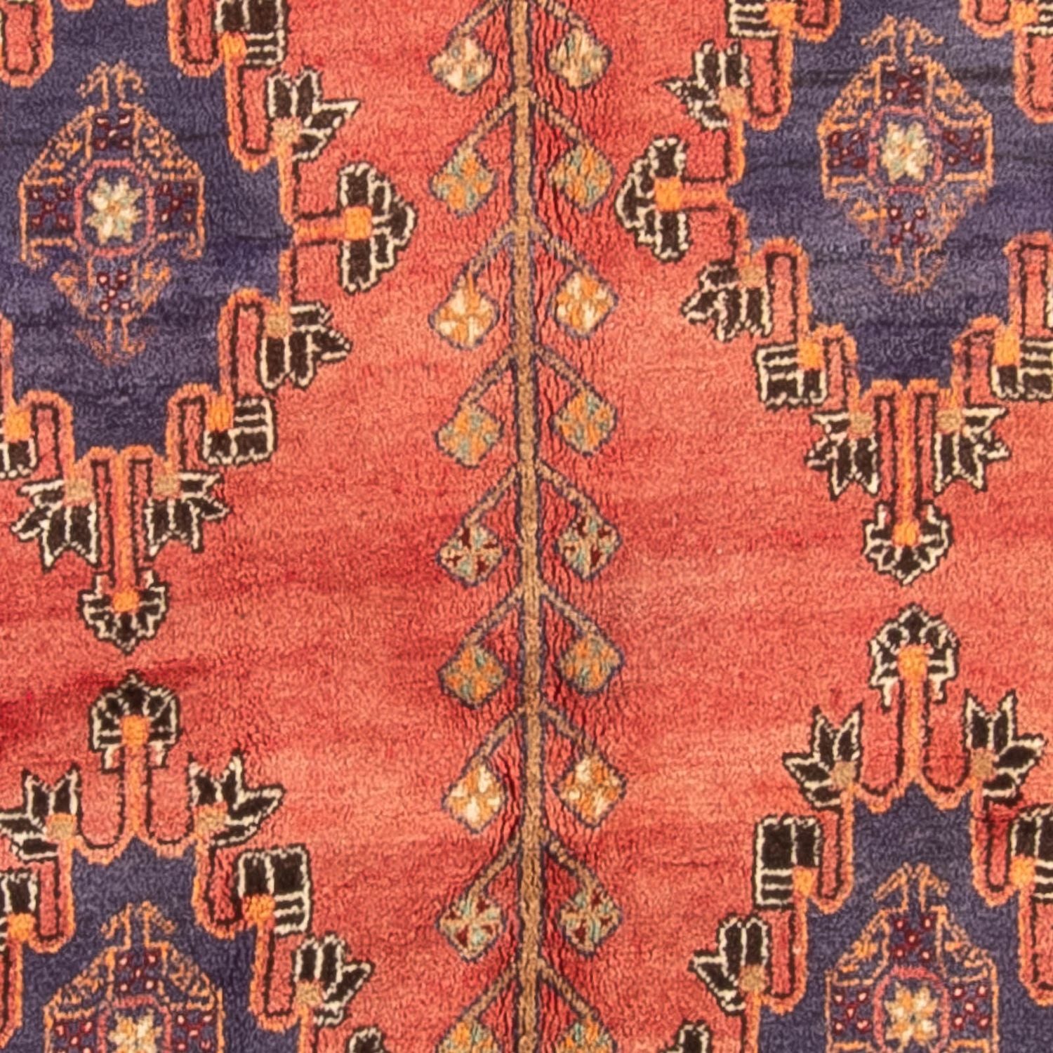 Tapis de couloir Tapis persan - Nomadic - 258 x 125 cm - orange