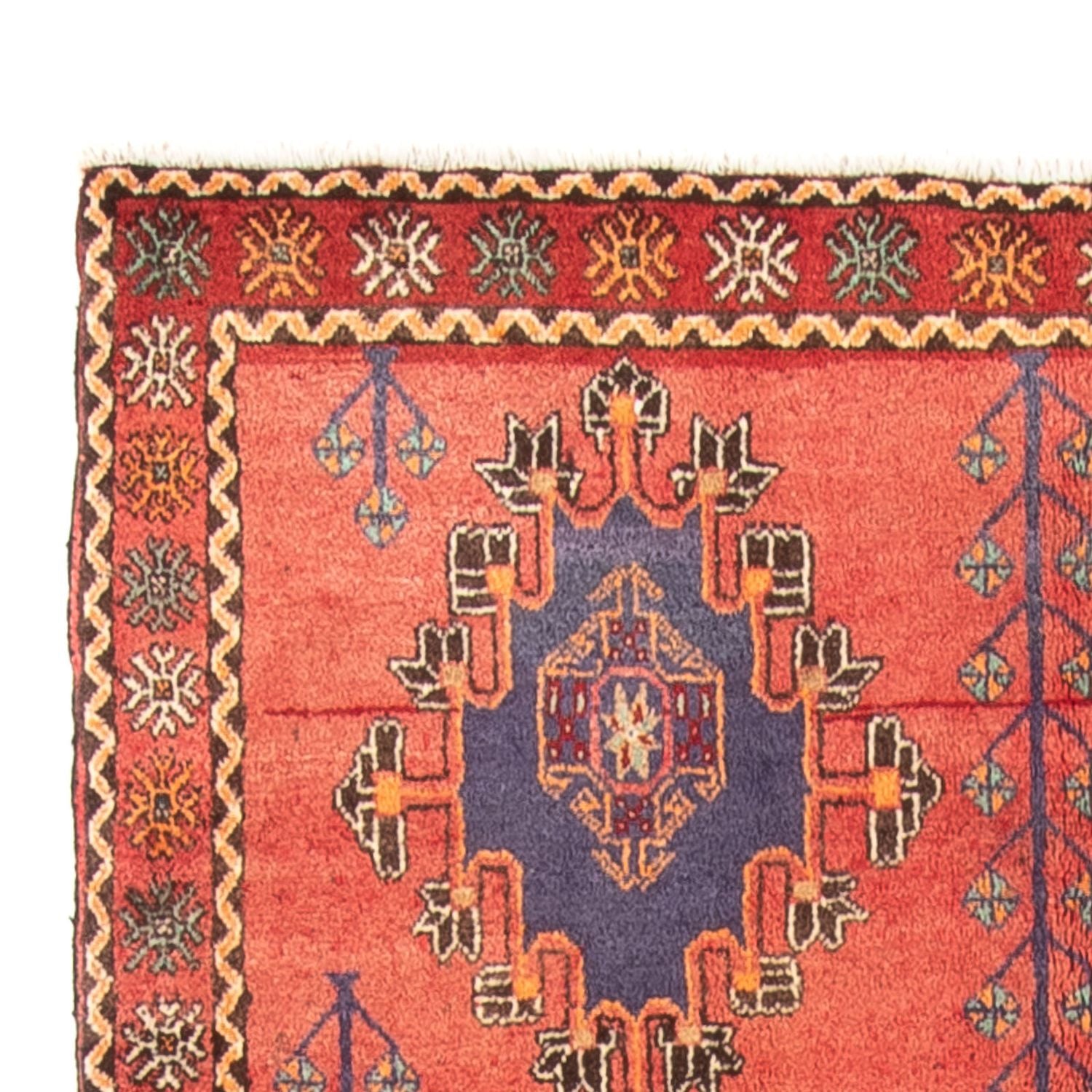 Tapis de couloir Tapis persan - Nomadic - 258 x 125 cm - orange