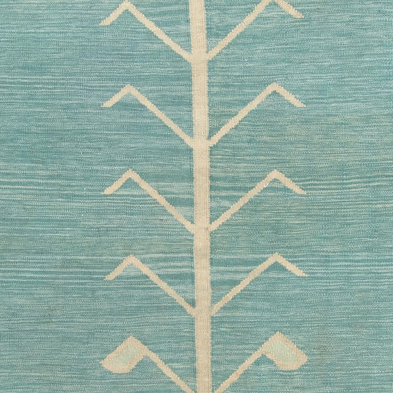 Tapis Kelim - Tendance - 240 x 200 cm - bleu clair