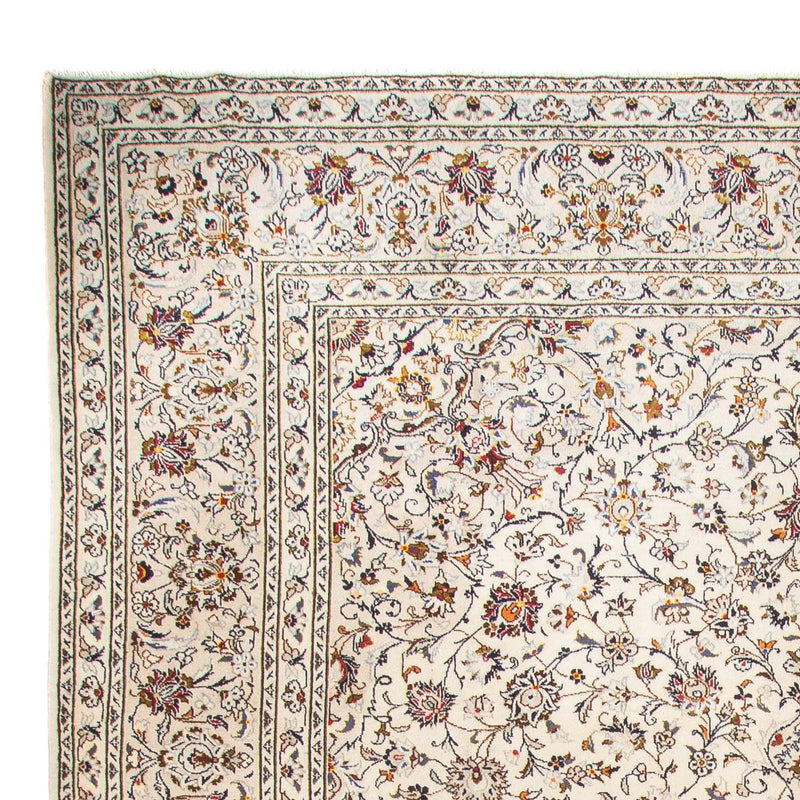 Tapis persan - Keshan - 398 x 295 cm - beige