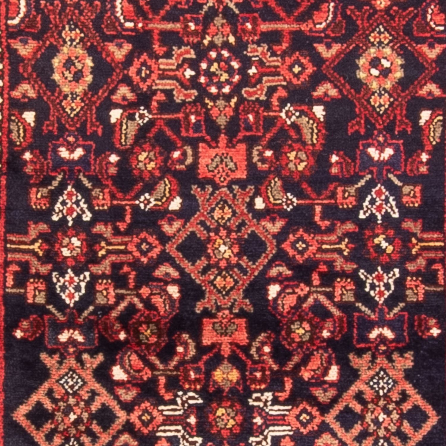 Tapis de couloir Tapis persan - Nomadic - 412 x 105 cm - bleu foncé