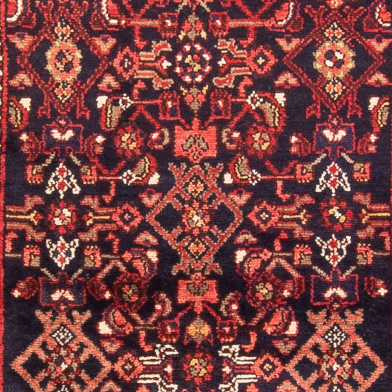 Tapis de couloir Tapis persan - Nomadic - 412 x 105 cm - bleu foncé