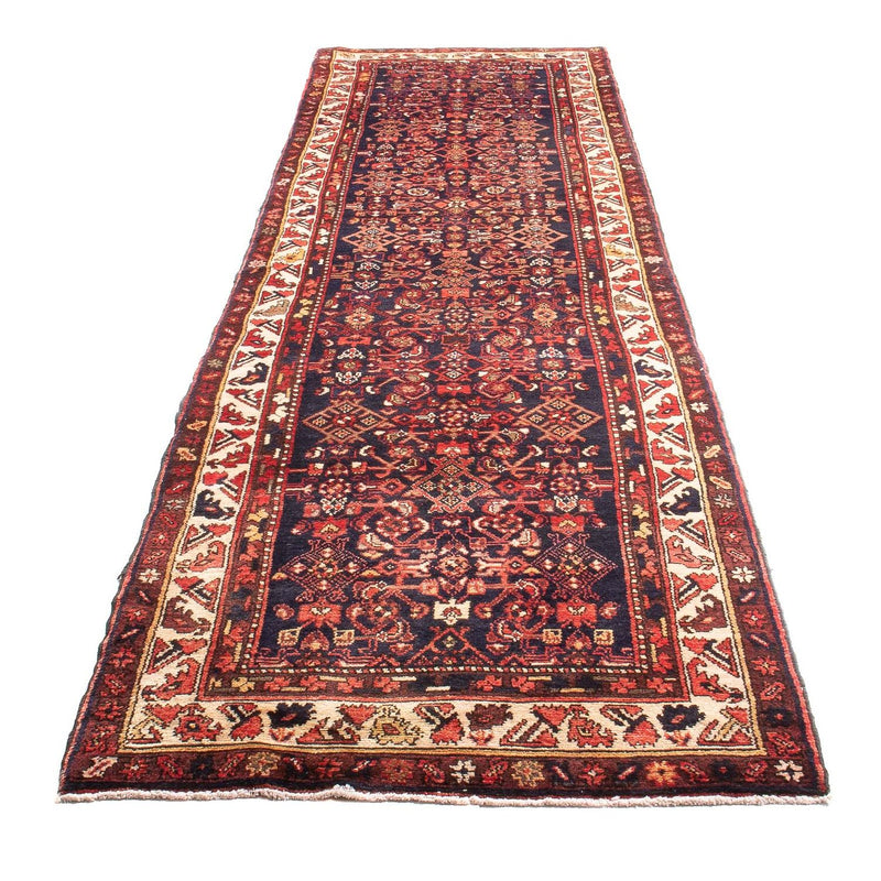 Tapis de couloir Tapis persan - Nomadic - 412 x 105 cm - bleu foncé