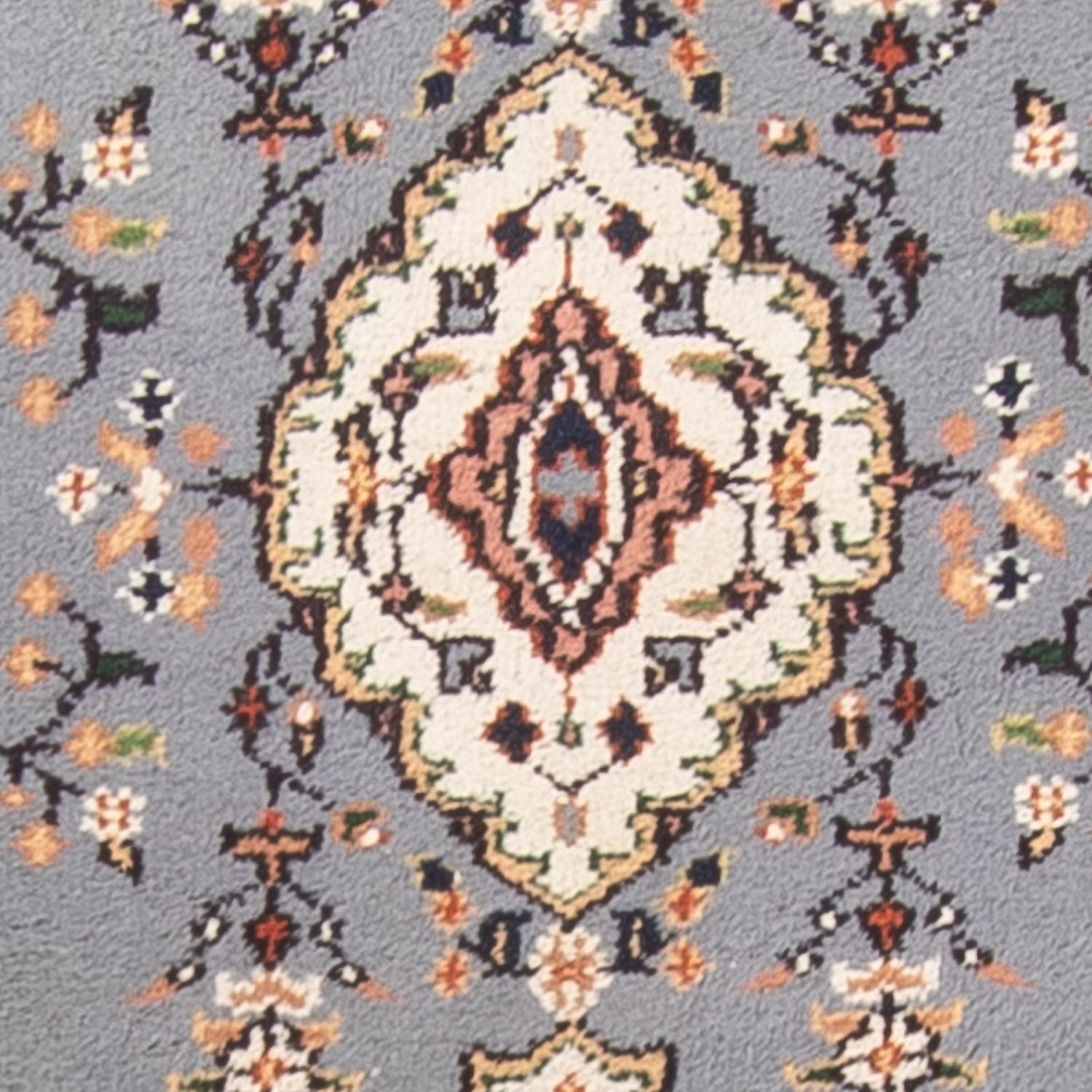 Tapis de couloir Tapis oriental - Indus - 400 x 80 cm - bleu clair