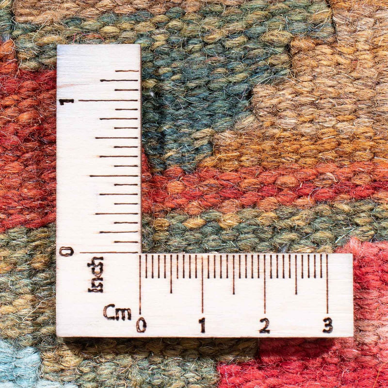 Tapis de couloir Tapis Kelim - Splash - 300 x 80 cm - multicolore