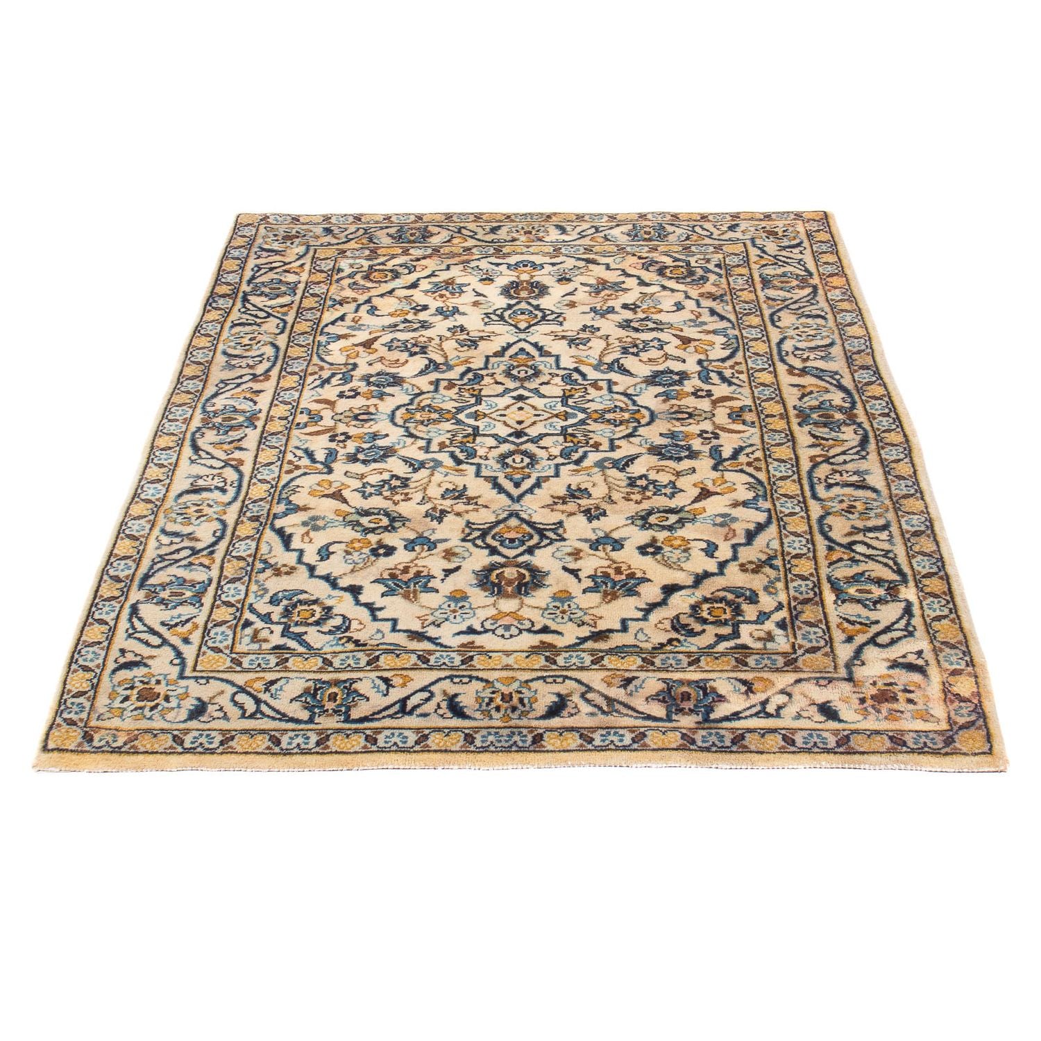 Tapis persan - Keshan - 150 x 100 cm - beige