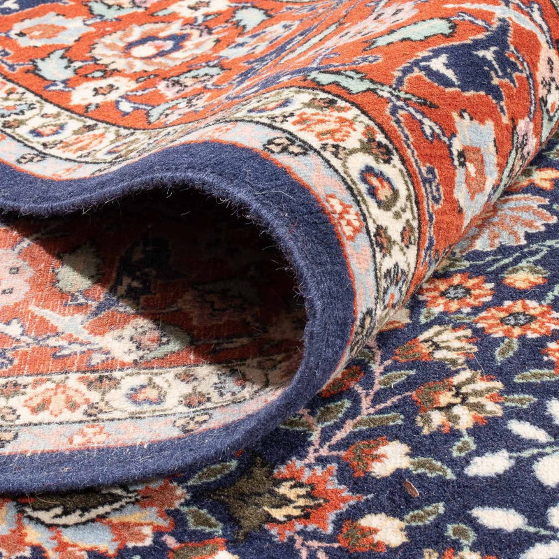 Tapis oriental - Hereke - 363 x 237 cm - bleu foncé