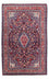 Tapis persan - Classique - 211 x 137 cm - bleu foncé