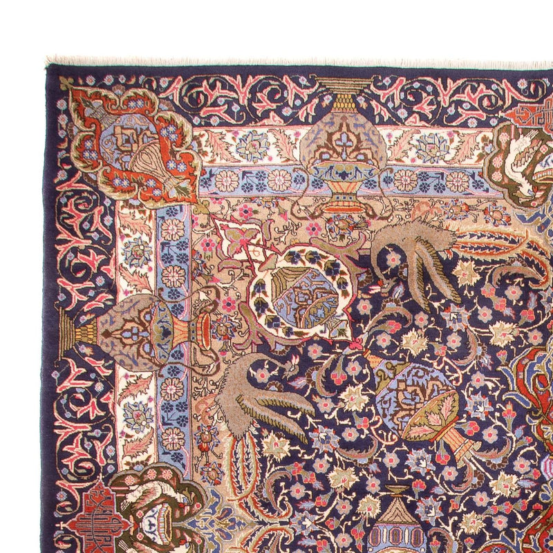 Tapis persan - Classique - 388 x 298 cm - bleu foncé