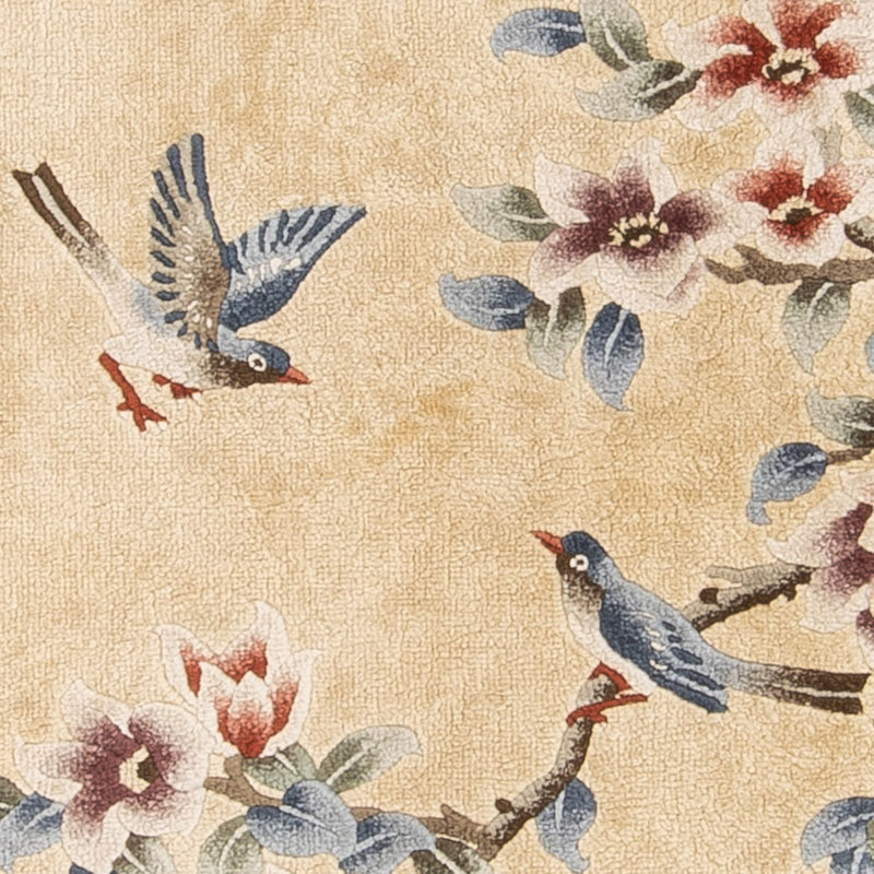 Tapis en soie - Soie chinoise - 120 x 61 cm - or