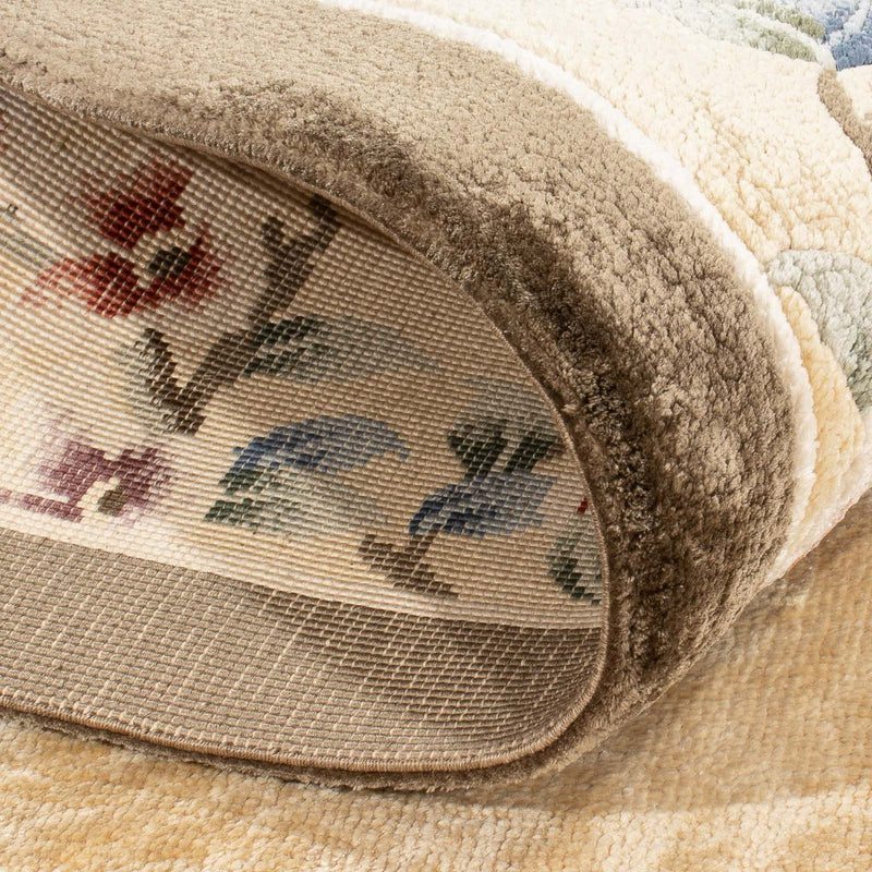Tapis en soie - Soie chinoise - 120 x 61 cm - or