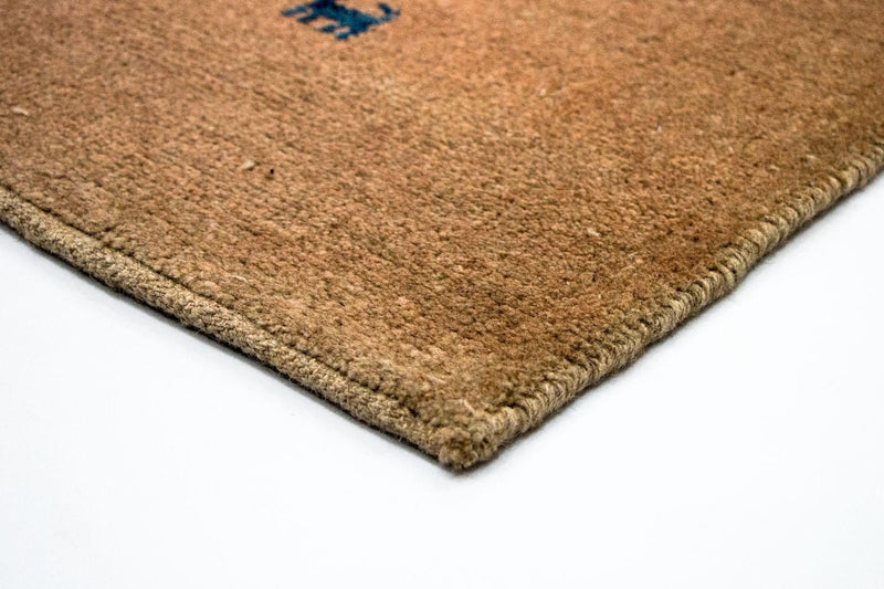 Tapis Gabbeh - Indus - 200 x 140 cm - marron