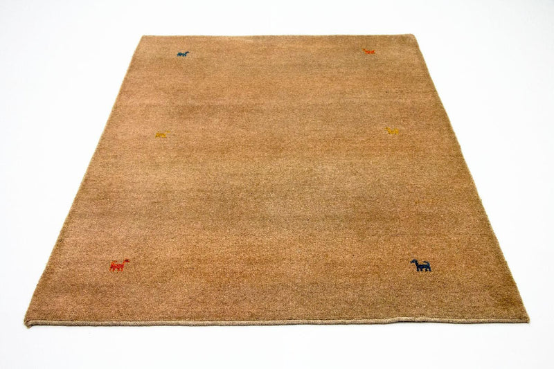 Tapis Gabbeh - Indus - 200 x 140 cm - marron
