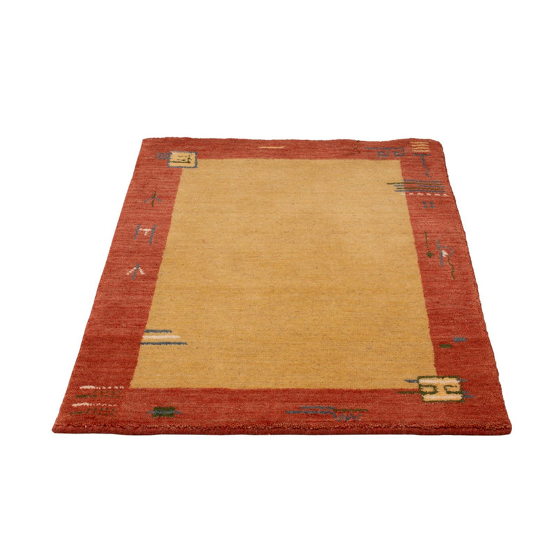 Gabbeh Teppich - Softy - 90 x 60 cm - gelb