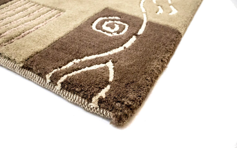 Tapis Népalais - 200 x 146 cm - beige