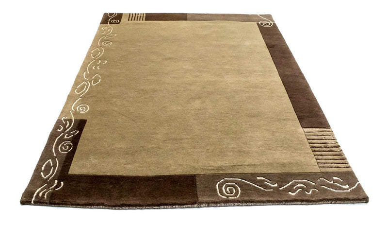Tapis Népalais - 200 x 146 cm - beige