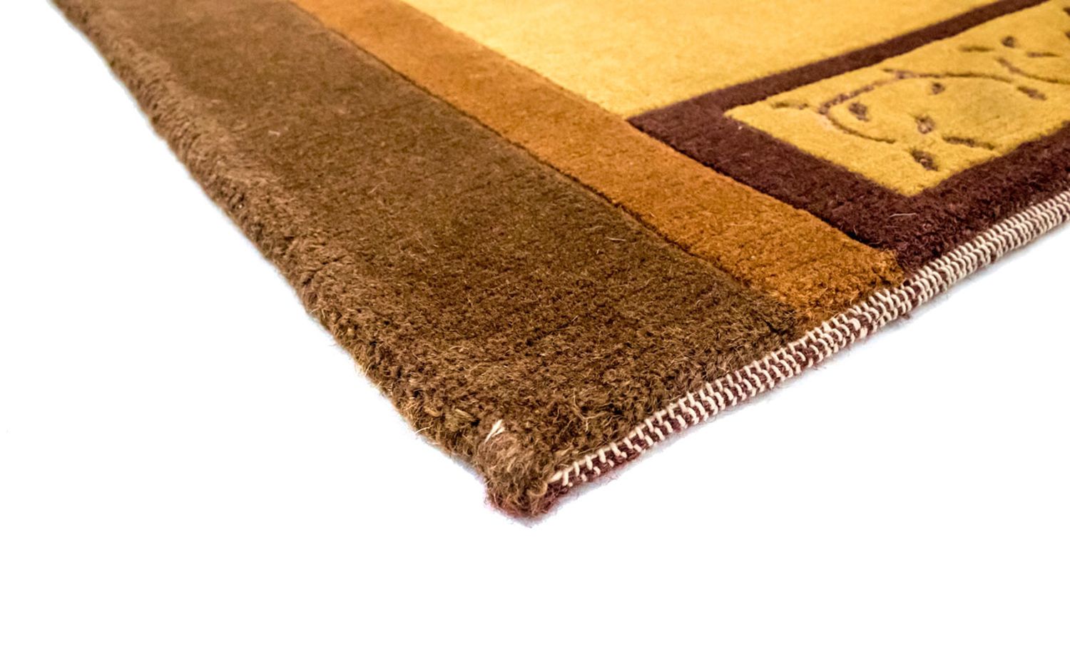 Tapis Népalais - 193 x 143 cm - or