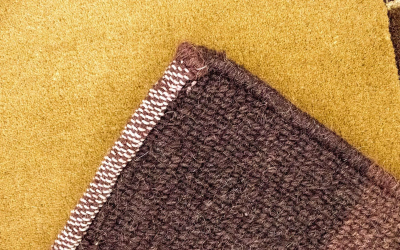 Tapis Népalais - 193 x 143 cm - or