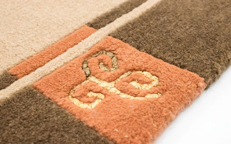 Tapis Népalais - 242 x 175 cm - beige