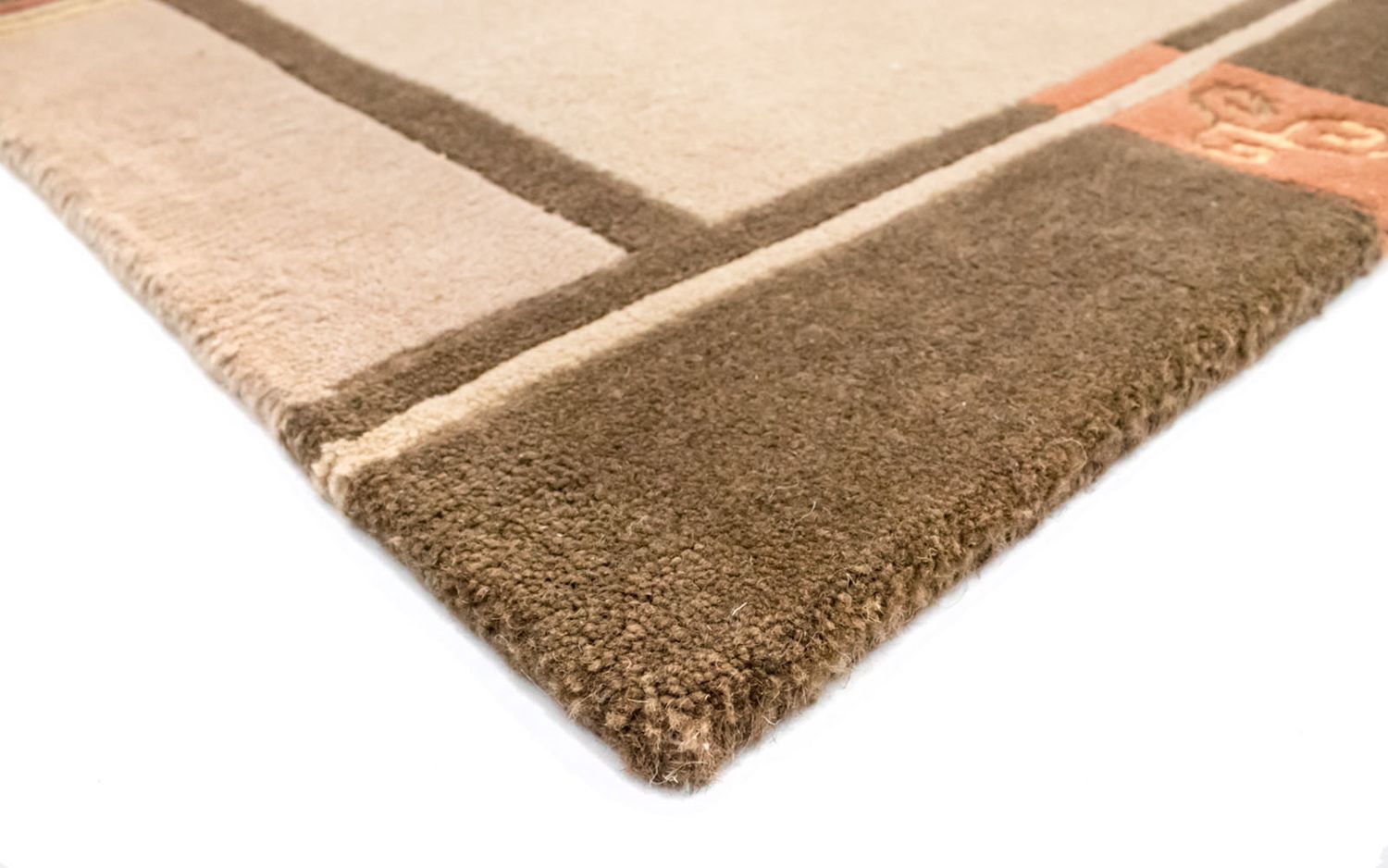 Tapis Népalais - 242 x 175 cm - beige