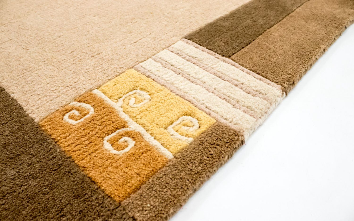 Tapis Népalais - 236 x 172 cm - beige