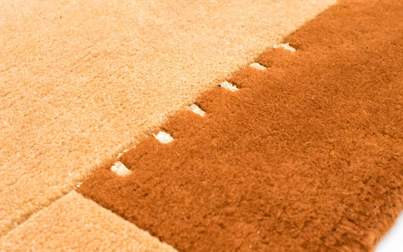 Tapis Népalais - 238 x 177 cm - marron clair