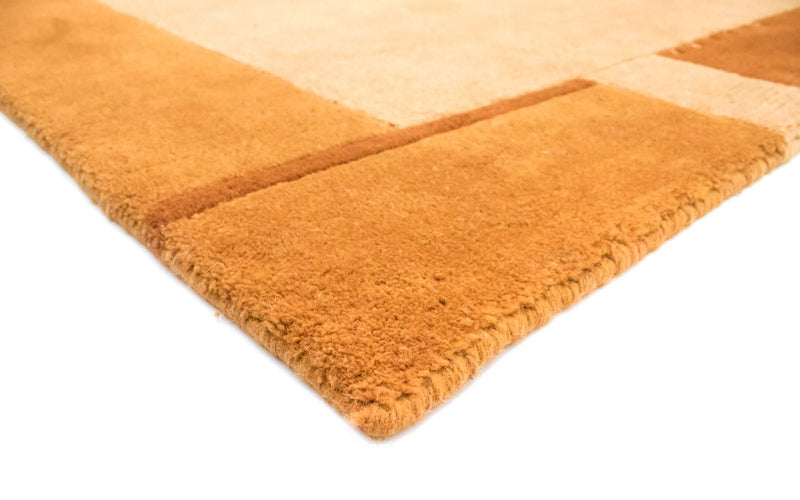 Tapis Népalais - 238 x 177 cm - marron clair