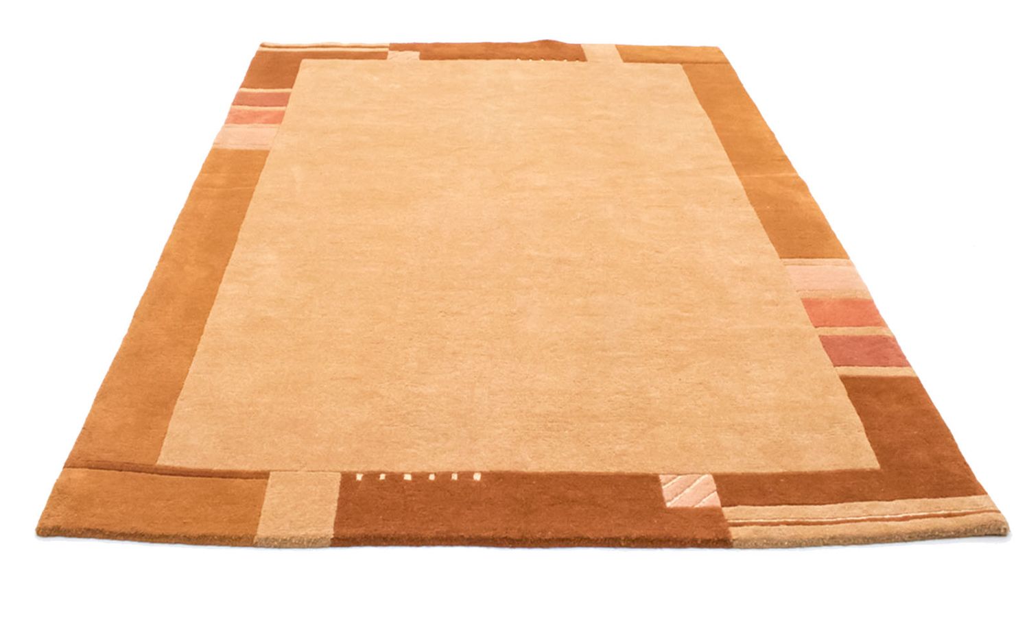 Tapis Népalais - 238 x 177 cm - marron clair