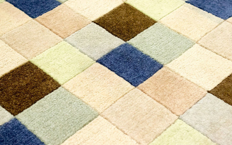 Tapis Népalais - 227 x 156 cm - colorée