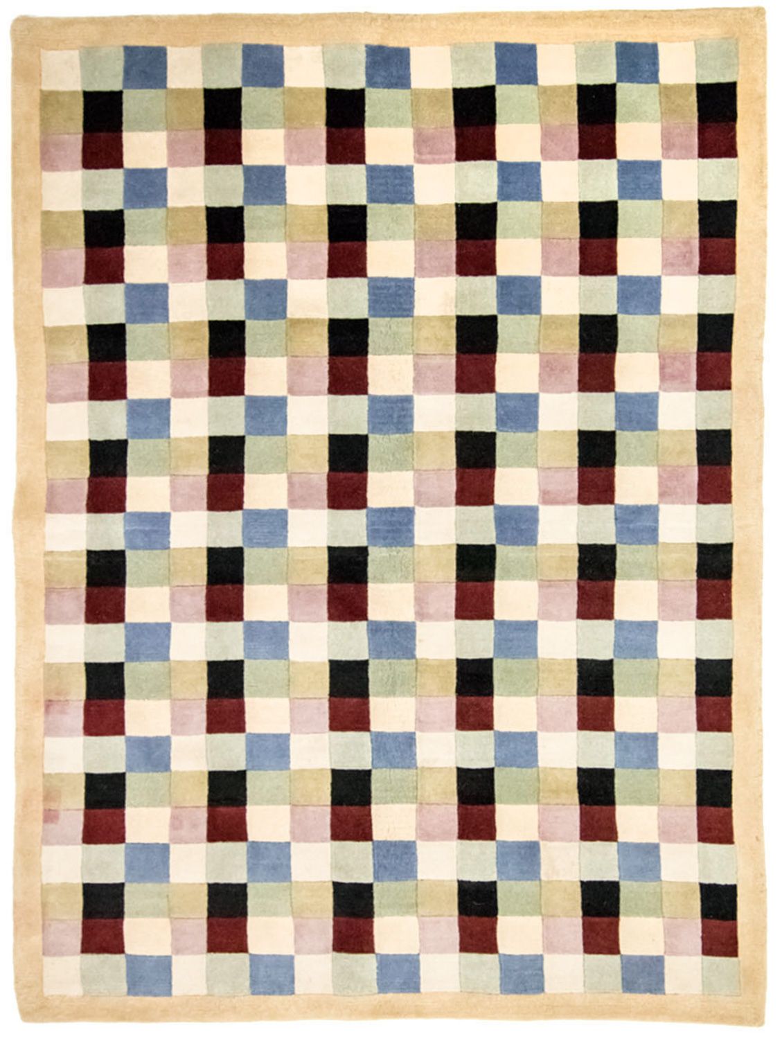 Tapis Népalais - 224 x 161 cm - colorée
