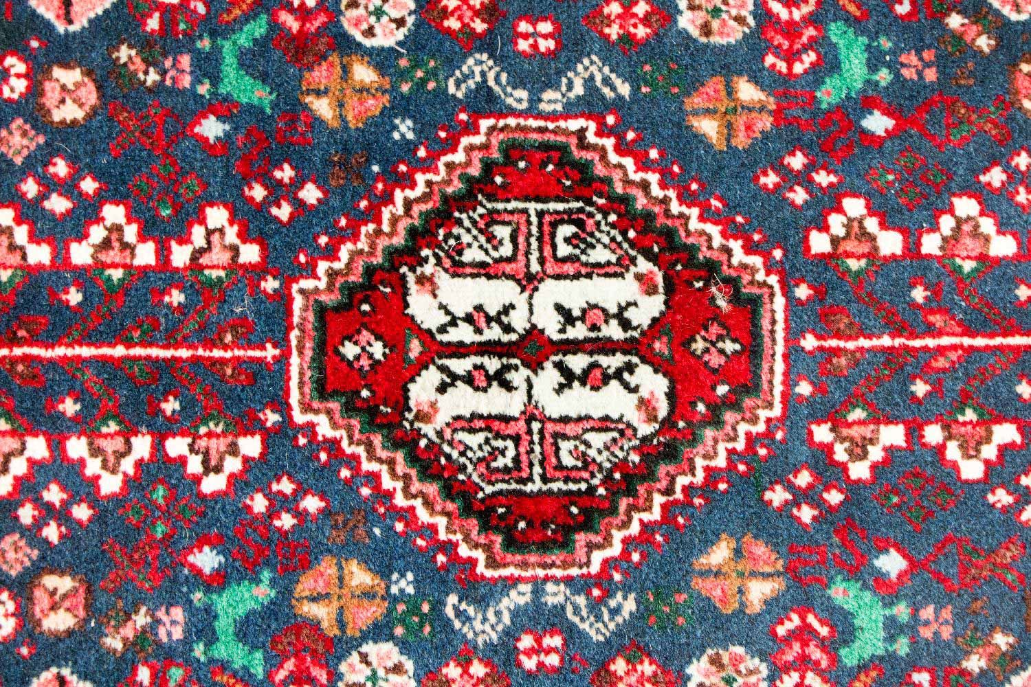 Tapis de couloir Tapis persan - Nomadic - 152 x 64 cm - rouge
