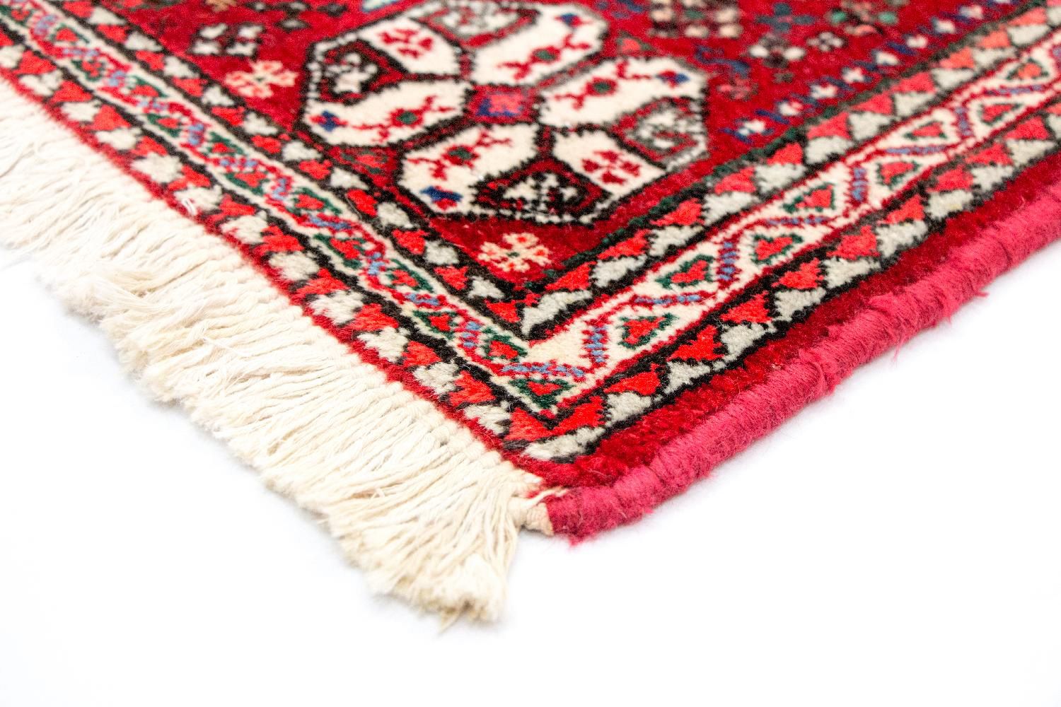 Tapis de couloir Tapis persan - Nomadic - 152 x 64 cm - rouge