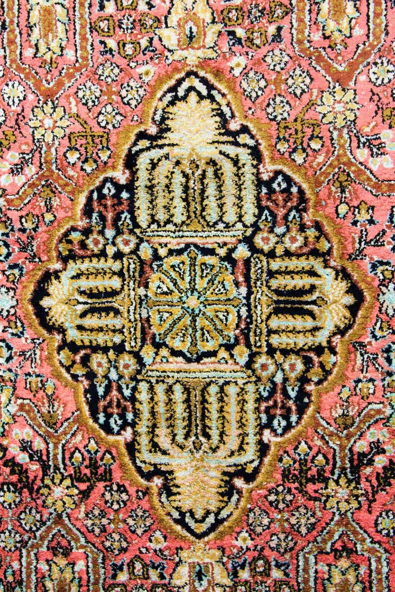 Tapis en soie - Kayseri - 169 x 105 cm - rose