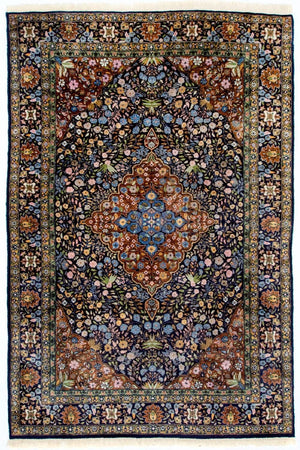 Orientteppich 226 x 140 cm - blau