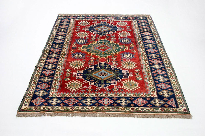 Tapis Ziegler - Kazak carré  - 217 x 193 cm - rouge