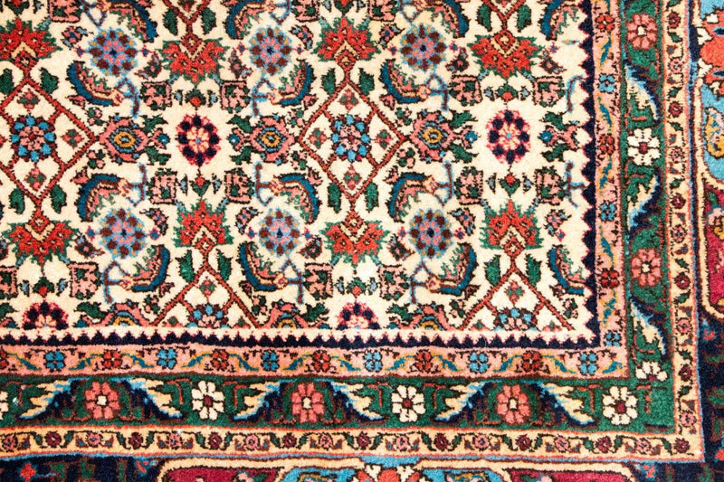 Tapis persan - Bidjar - 315 x 223 cm - bleu foncé