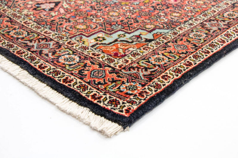 Tapis de couloir Tapis persan - Bidjar - 397 x 89 cm - rouge