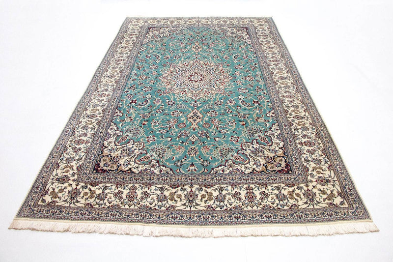Tapis persan - Nain - Premium - 357 x 219 cm - vert