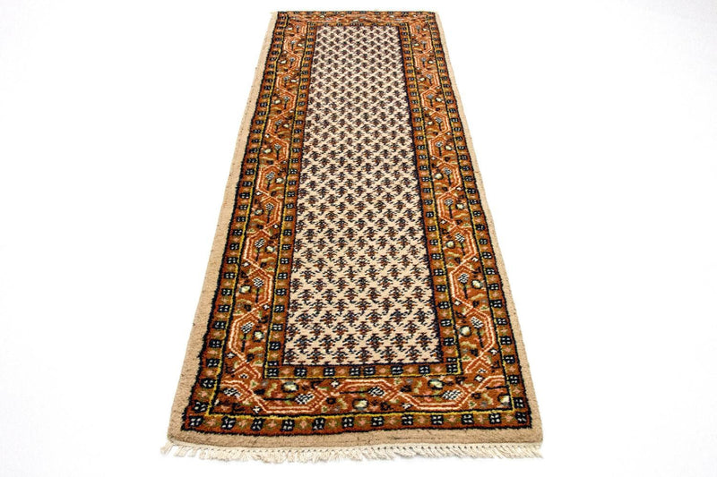 Tapis de couloir Tapis oriental - 210 x 75 cm - beige