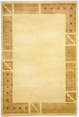 Tapis Gabbeh - Loribaft Persan - 183 x 119 cm - beige