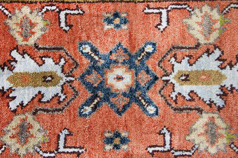 Tapis oriental - 123 x 65 cm - orange