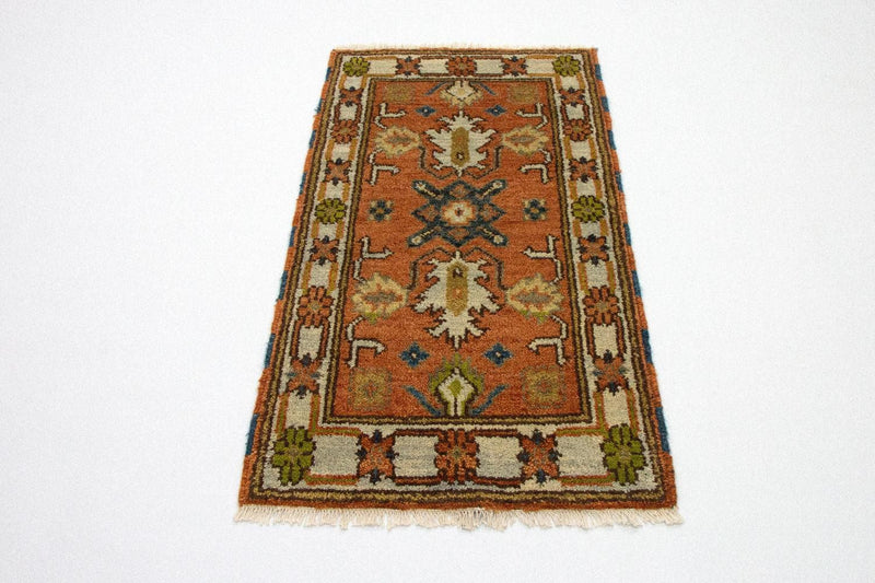Tapis oriental - 123 x 65 cm - orange