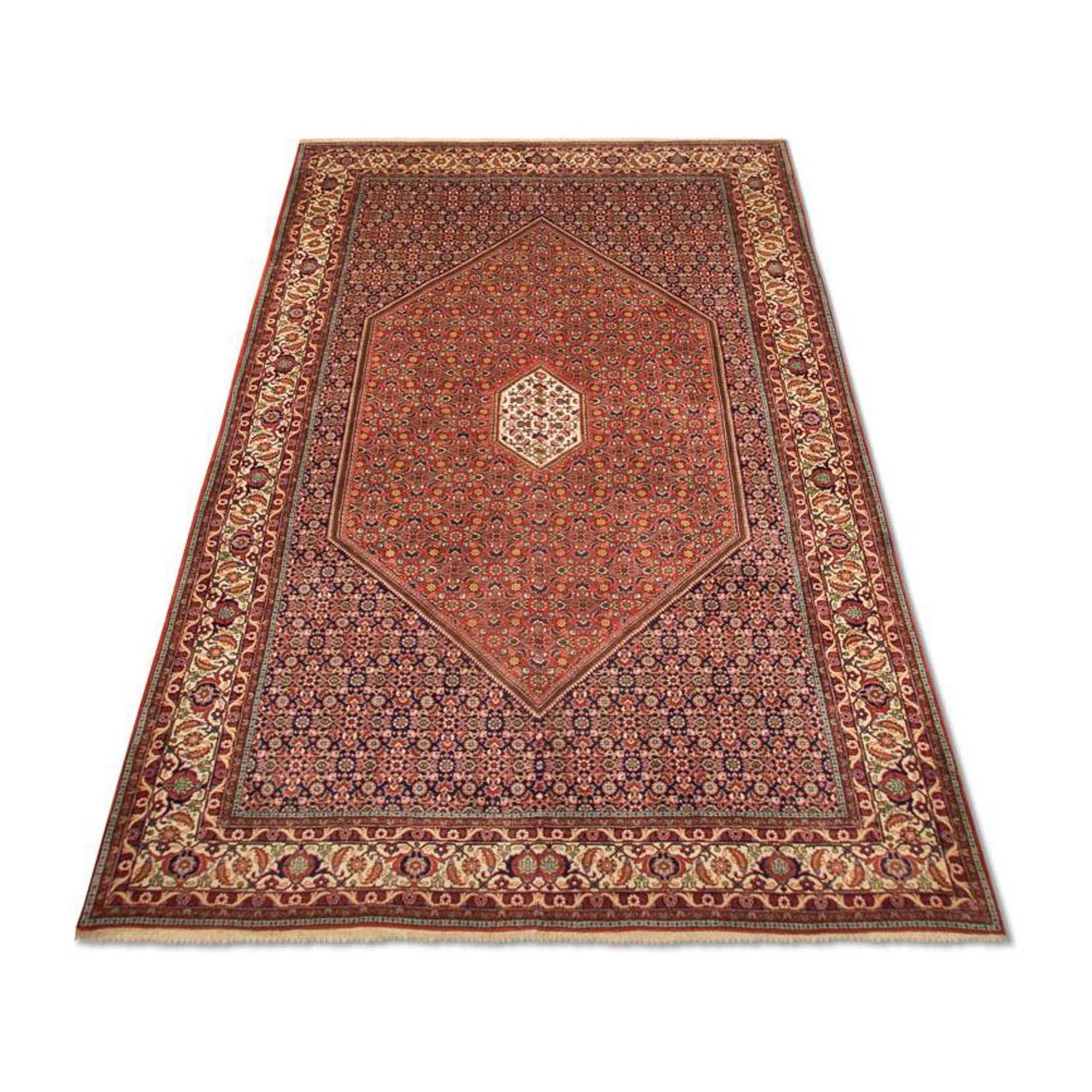 Tapis persan - Bidjar - 348 x 203 cm - marron clair