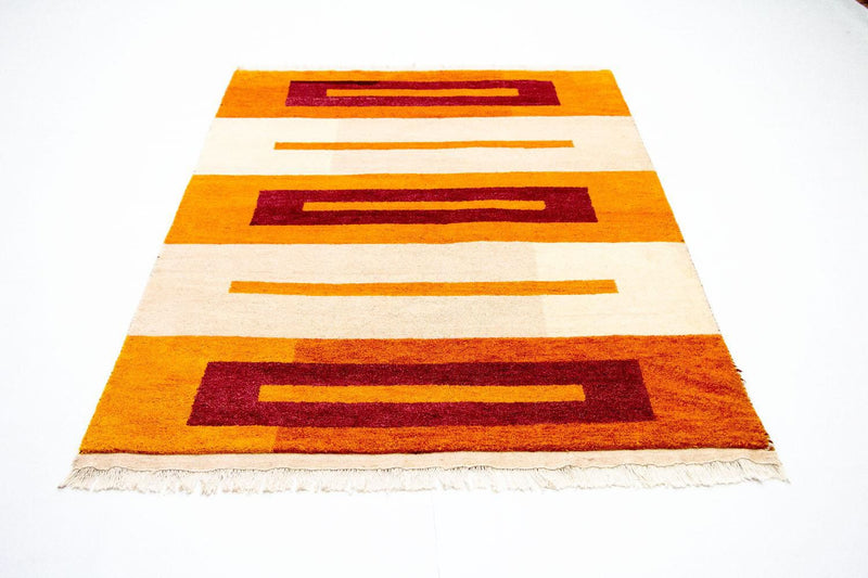 Tapis Gabbeh - Indus - 197 x 140 cm - multicolore