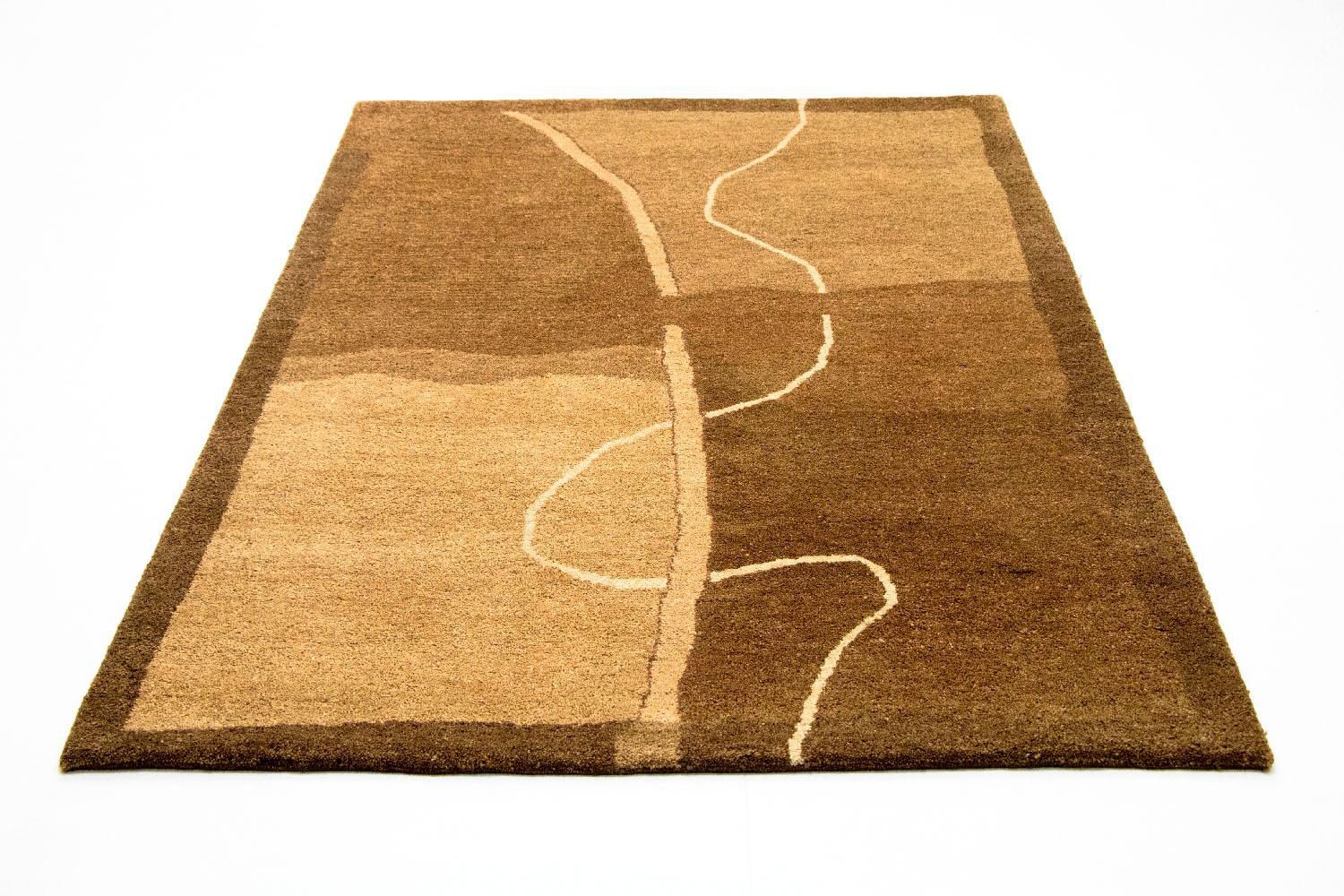 Tapis Gabbeh - Indus - 199 x 145 cm - multicolore