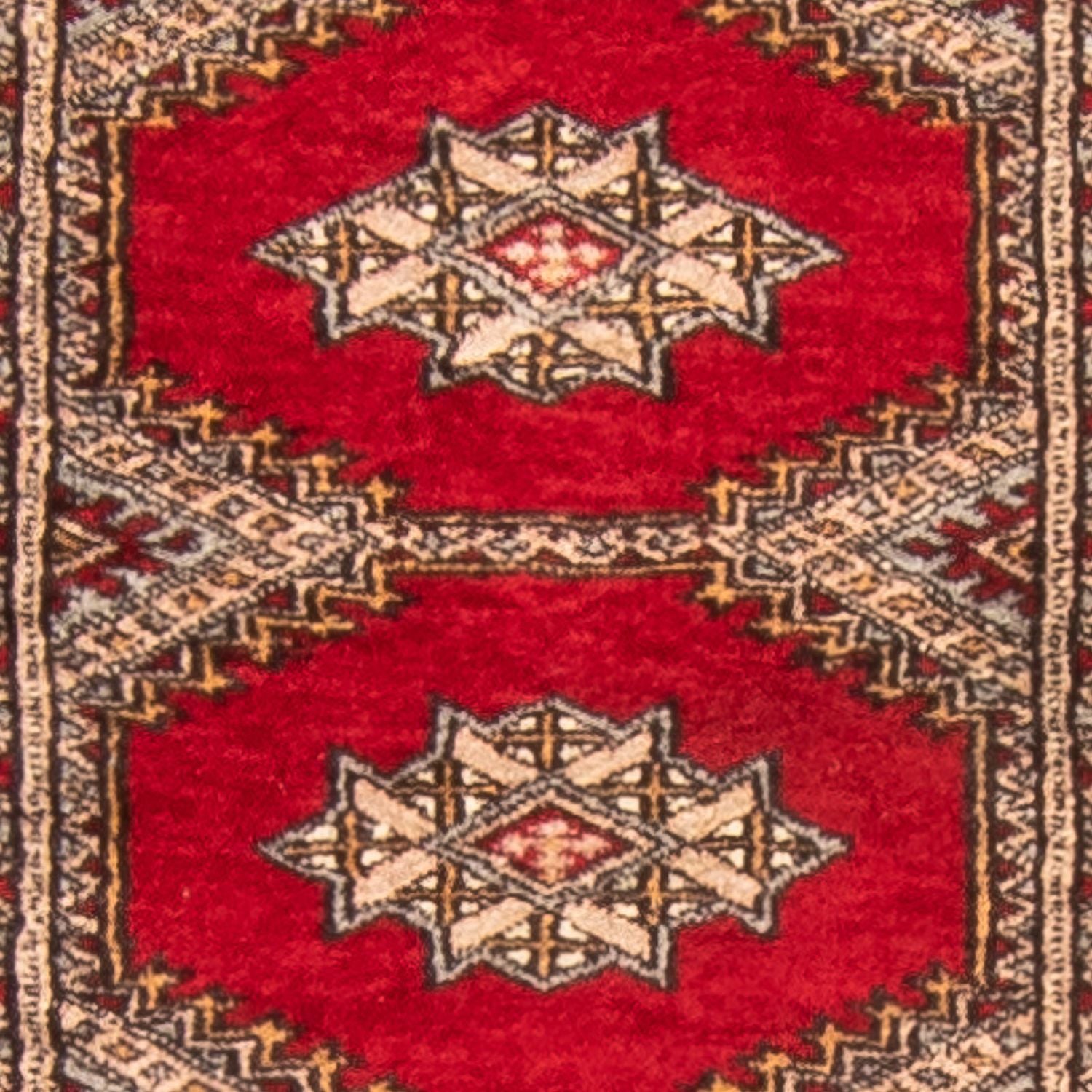 Tapis de couloir Tapis Pakistani - 247 x 83 cm - rouge foncé