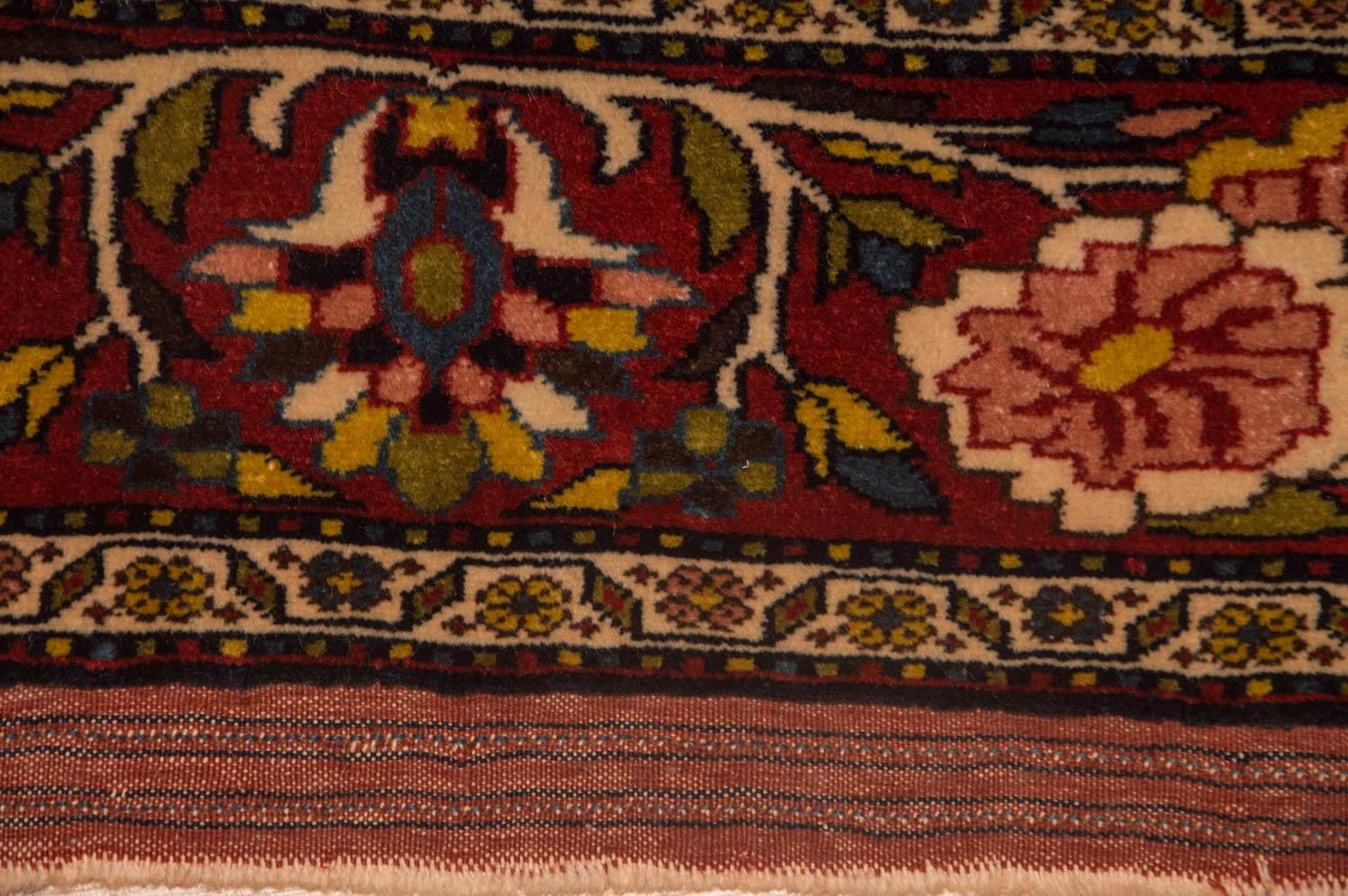 Tapis persan - Classique - 171 x 140 cm - bleu foncé