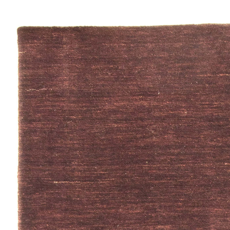 Tapis Gabbeh - Loribaft Softy - 152 x 103 cm - marron foncé