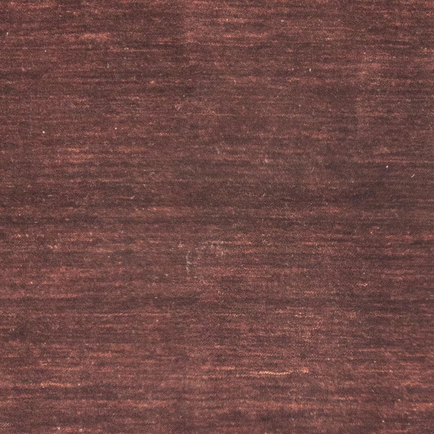 Tapis Gabbeh - Loribaft Softy - 152 x 103 cm - marron foncé