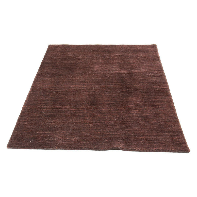 Tapis Gabbeh - Loribaft Softy - 152 x 103 cm - marron foncé